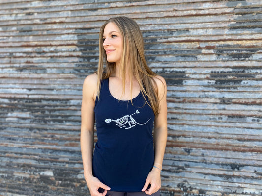 Navy Racerback